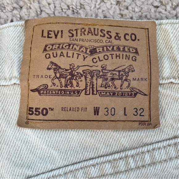 Levi’s ‘97 Vintage 550 Orange Tab Relaxed Fit High Rise Jeans Denim Pants 30X32 - Picture 9 of 16